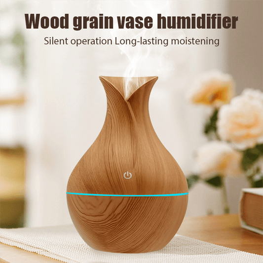 VASE -LIGHT WOOD Aroma Diffuser | WITH 3 FREE FRAGRANCES