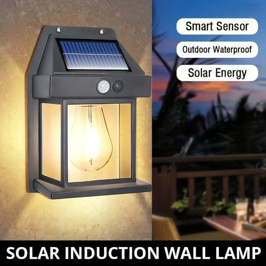 New Outdoor Solar Wall Lamp with Motion Sensor