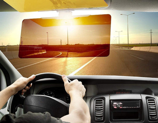 2-IN-1 CAR ANTI-GLAER MIRROR SUN VISOR DAY AND NIGHT | Get 33% OFF